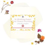 Blotting Paper for Flower Press by Berstuk • Large A4 Flower Press Paper • Highly Absorbent and Reusable Herbarium Paper • Pack of 10 Blotter Paper Sheets