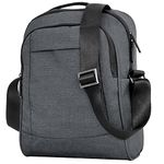 FATMUG Sling Cross Body, One Side Shoulder Bag Men & Women Tablet bag(upto 10 in)-Dark Grey