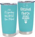 NVFCC Nurse Retirement Gifts For Women, Retirement Gifts For Nurses, Nurse Retirement Gifts, Retired Nurse Gifts For Women, Best Nurse Retirement Gifts 20oz Stainless Steel Tumbler