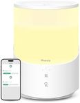 Pharata Smart Humidifiers for bedroom, 2.5L Cool Mist Essential Oil Diffuser, Top fill humidifier for Baby & Plant, Quiet Operation, for Home and Large Room, White, 10014C