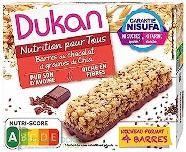 Dukan Barres de Son d'Avoine aux Graines de Chia 111 g