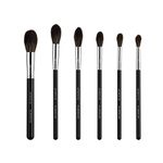 SIGMA Beauty Soft Blend Makeup Brush Set – Set of 6 Makeup Brushes for Applying and Blending, 6 Soft-Blend Brushes for Eyeshadow, Concealer, Highlighters, Powders, Contours, and Blushes (6 pcs)