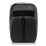 Alienware 28L Horizon Utility Backpack|Weather Resistant |Nylex, Cushioned EVA |Sternum + Shoulder Carrying Straps |Front & Mesh Pocket with 3 Year Warranty |AW523P- Color: Galaxy Weave Black.