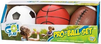 Toysmith Get Outside GO! Pro-Ball Set, Pack of 3