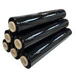 400mm x 150m Premium Black Pallet Shrink Stretch Wrap: Ideal for Moving Home, Furniture, Luggage, and Parcel Packaging Cling Film