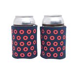 My Sunnies Phish Fishman Donuts Can Cooler 2 Pack 12oz Insulated Can Holder, Coolie Set of 2