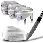 GoSports Illegal Max Spin Golf Wedge Set - Mens Right Handed Sand Wedge, Lob Wedge, Gap Wedge