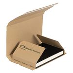 Blake Vita Plastic-Free Recycled Kraft Cardboard Book Wrap 310 x 250 x 70 mm (BWM06) - Pack of 25