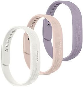 kwmobile Cinturino Silicone TPU Compatibile con Fitbit Flex 2-3x fascetta - Braccialetto Cinturino Sostitutivo Lungo ca. 16-22 cm