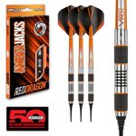 Red Dragon Amberjack 18g - Tungsten Soft Tip Darts Set with Flights and Stems