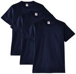 Fruit of the Loom Men's Heavy T Shirt, Navy, M UK