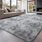 Sour Lemon 8x10 Area Rugs for Bedroom, Living Room Fluffy Rug, Large Area Rug Shag Shaggy Carpet Soft Plush Furry Bedside Rug, Machine Washable Area Rugs for Kids Girls Boys Home Decor Anti Slip