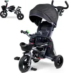 RIDYEE 7-in-1 Toddler Tricycle for 