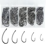 200pcs Carp Fishing Hooks Kit Barbl