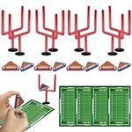 XIPEGPA 20 PCS Mini Flick Football Games Mini Table Top Sports Games with Foam Footballs Goal Post and Cards Finger Toys Office Indoor Football Sports Party Favors Birthday Gifts Office Desk Toys