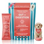 Pawer Water Dog Gut & Digestion Supplement (Salmon) - Loose Stool, Gas Relief, Maximize Nutrient Intake & Hydrate Deeper with Prebiotics, Probiotics & Electrolytes (30 Day Supply) - Upto 20kg Dog
