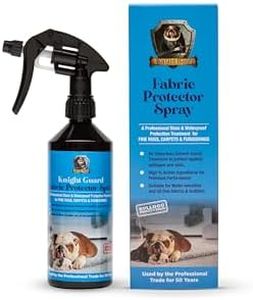 KnightGuard Fabric Protector. Odourless Solvent Formula for Water-Sensitive & Delicate Fabrics. The Ultimate Professional Grade Treatment Against Oil & Water Based Stains. Carpets, Rugs & Upholstery