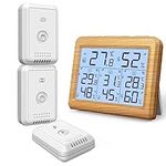 AMIR Indoor Outdoor Thermometer, 3 