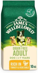 James Wellbeloved Dog Adult Hypoallergenic Dry Food Grain Free Turkey 10 kg