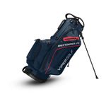 VIPERGOLF Defender 14-Way Top Divider with 6 Pockets Golf Stand Bag, Adjustable Dual Shoulder Strap with Matching Rain Hood (Navy)