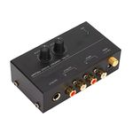 Phono Preamp for Turntable, Mini Electronic Audio Stereo Phonograph Preamplifier with Input, Output, Low Noise & DC 12V Power Supply, for Record Players (PP500)