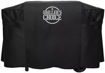 Griller's Choice Griddle Cover, Heavy Duty 600D Canvas, Double Layered Construction, Water Resistant, UV Protected, Fade and Crack Resistant