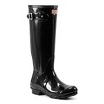 Hunter Original Tall Wellington Boots, Women Rain Boots, Black (Black), 6 UK (39 EU)