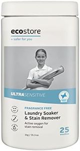 Ecostore Ultra Sensitive Laundry Soaker & Stain Remover 1kg, Fragrance Free, Allergy Friendly, Plant-Based