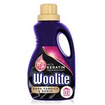 Woolite Liquid Laundry Detergent, 750ml, Pack of 1, For Dark Fabrics & Denim, Hand & Machine Wash, Revives Colours & Prevents Dulling, 12 Washes