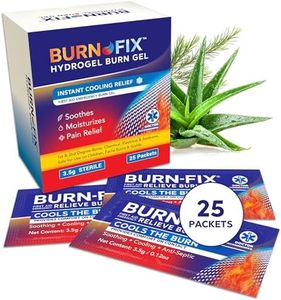 BurnFix Burn Gel - 3.5g Per Packet | Soothing Hydrogel Burn Cream for Instant Cooling Relief | Ideal Burn Gel Packest For First Aid Kits, 1st & 2nd Degree Burns, Sunburns, and Minor Burns (Pack Of 25)