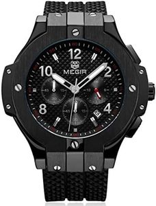 Reloj de pulsera para hombre con cronógrafo, analógico, de cuarzo, con esfera luminosa, con indicador de fecha, Pulsera