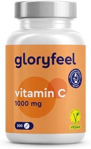 Vitamin C 1.000mg - Immun-Support** Hochdosiert - 200 vegane Tabletten (7 Monate) - Laborgeprüft und ohne Zusätze in Deutschland hergestellt
