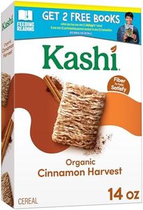 Kashi Breakfast Cereal, Fiber Cereal, Family Breakfast, Cinnamon Harvest, 14oz Box (1 Box)