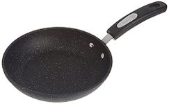 Starfrit The Rock 20cm (8") Non-Stick Fry Pan - Durable Forged Aluminum - Oven Safe - PFOA Free - Easy to Clean - Black