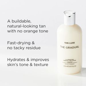 TAN-LUXE Gradual Self Tan Lotion 250ml – Hydrating Tanning Moisturizer