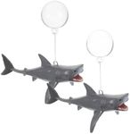 Beaupretty 2 Sets Fish Tank Shark Decoration Fish Tank Floating Decorations Fish Tank Accessories Sharks Fish Tank Aquarium Layout Prop