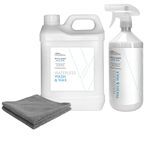 Rokit Williams Racing Waterless Wash and Wax Car Cleaning kit 1L + 2.5L re-fill with added 2 x Microfibre cloths