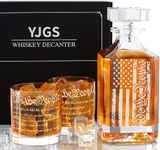 Whiskey Decanter Set for Men, We Th