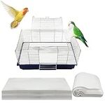 Buryeah 200 Pcs Bird Cage Papers Li