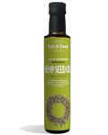 Organic Hemp Seed Oil (Cold Pressed) by Sun & Seed - 250ml - Made from 100% Organic Hemp Seeds - Great Source of Omega-3 & 6 - Vegan Friendly - Pure & Refined