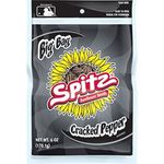 Spitz Cracked Pepper Sunflower Seeds 6 oz Resealable Big Bag (Pack of 4)