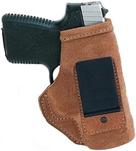 Galco Stow-N-Go Inside The Pant Right Hand Holster for S&W M&P Shield with Lasermax Centerfire, Natural