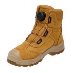 DEWALT Richardson Men's Water Resistant Nubuck Leather, Wide Fitting, BOA Fastener, Steel Toe Safety Work Boot, Honey, UK10