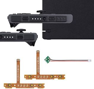 eXtremeRate Firefly LED Tuning Kit for Nintendo Switch Joycons Dock NS Joycon SL SR Buttons Ribbon Flex Cable Indicate Power LED - Cool White