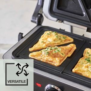 Cuisinart Grill Sandwich Maker – Grey Non-Stick Press