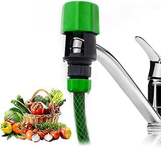 VidFair Mixer Tap Hose Connector Kitchen Garden Watering Tap Hose Pipe Snap Connector Adaptor Tool Indoor Outdoor Fitting Kitchen Bath Mixer Tap Garden Hose Pipe Connectors Adapter for Hose Pipe