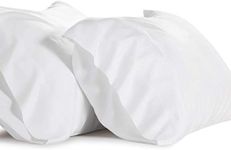 CCWB Pillow Covers Set of 2 Egyptian Cotton 750 Thread Count Softest Long Staple Hotel Quality Pillowcases (White, King- 20 x 36 Inches)