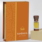 Sandalia Attar by Dukhni | Experience the Arabic Elements of Sandalwood | عطرصندليه | Authentic Arabic Fragrance Oil | 100% Pure, Alcohol-Free, Halal | 1 bottle x 6ml