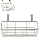 Spectrum Diversified Over The Cabinet Grid Basket, Small, Satin Nickel