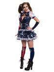 Rubies Costume Secret Wishes Women's Arkham Knight Harley Quinn Costume, Multi, Large